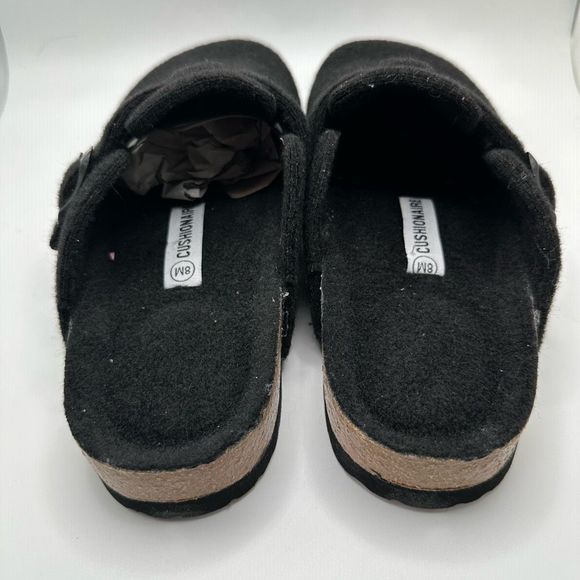 CUSHIONAIRE Womens Clog 8 BLACK - Picture 4 of 7